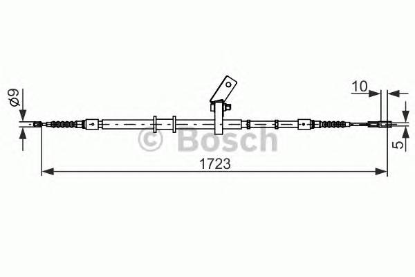 BOSCH 1 987 482 268 Трос, стояночная тормозная