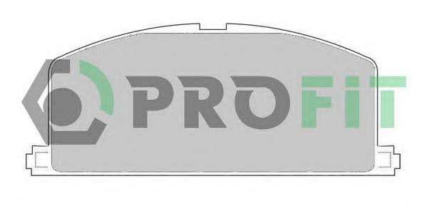 PROFIT 5000-0308 Колодки гальмівні дискові