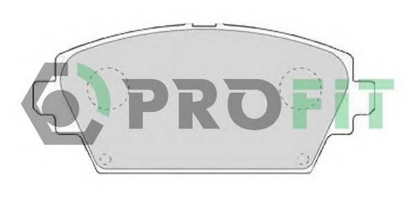 PROFIT 5000-1580 Колодки гальмівні дискові