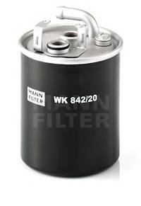 MANN-FILTER WK 842/20 Паливний фільтр