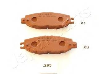 JAPANPARTS PP-295AF Комплект тормозных колодок,