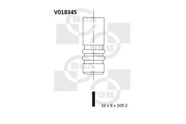 BGA V018345 Выпускной клапан