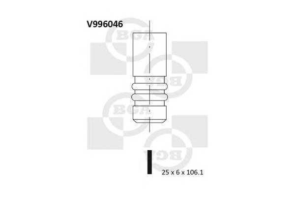 BGA V996046 Выпускной клапан