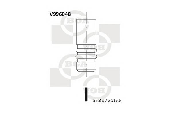BGA V996048 Выпускной клапан