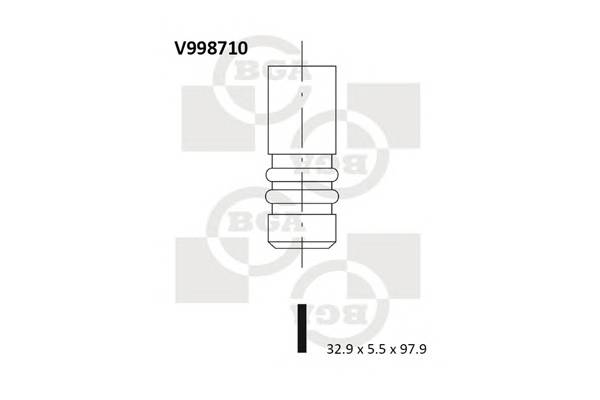 BGA V998710 Впускной клапан