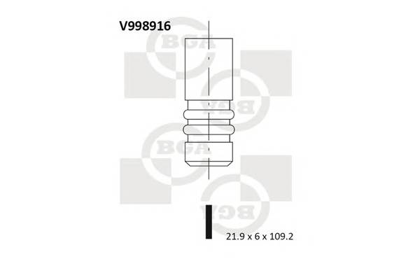 BGA V998916 Впускний клапан