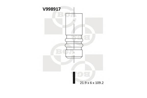 BGA V998917 Випускний клапан