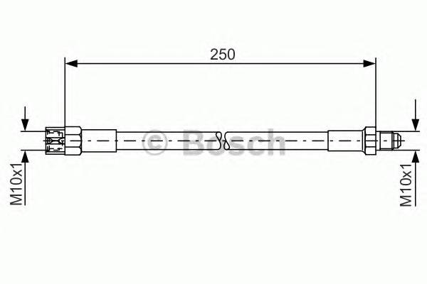 BOSCH 1 987 476 009 Тормозной шланг