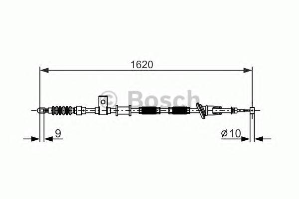 BOSCH 1 987 477 894 Трос, стоянкова гальмівна