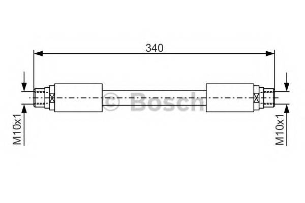 BOSCH 1 987 481 301 Тормозной шланг