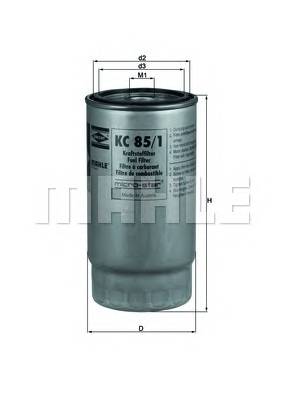 KNECHT KC 85/1 Топливный фильтр