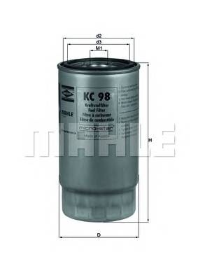 KNECHT KC 98 Топливный фильтр