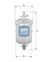 UFI 31.001.00 Паливний фільтр
