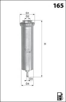 MECAFILTER ELG5301 Топливный фильтр
