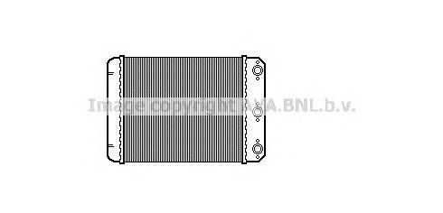 AVA QUALITY COOLING MSA6107 Теплообмінник, опалення салону