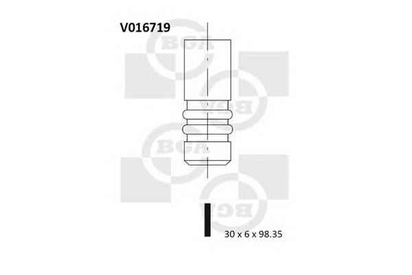 BGA V016719 Випускний клапан