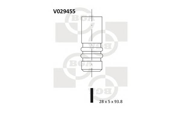 BGA V029455 Впускной клапан