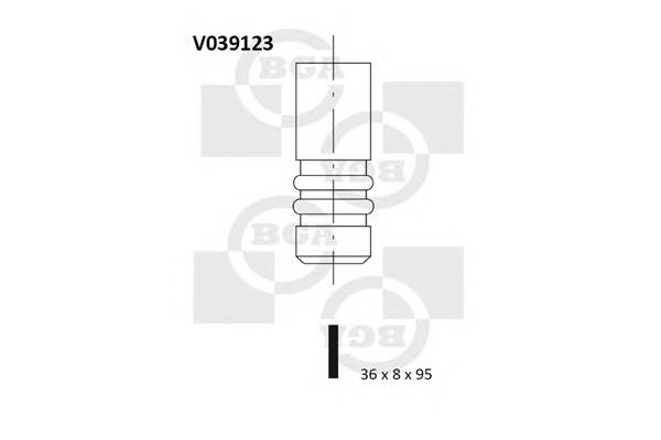 BGA V039123 Впускной клапан