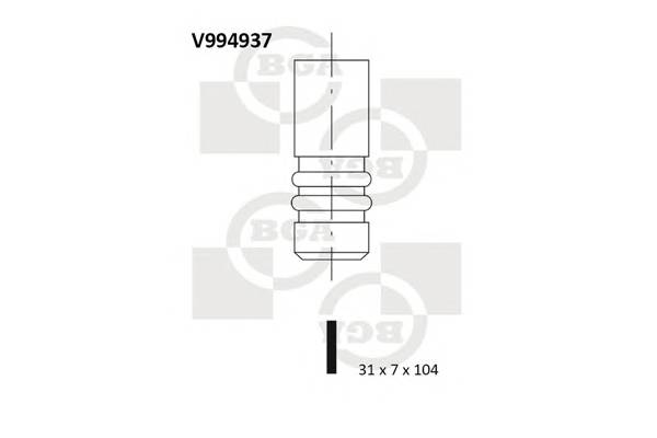 BGA V994937 Впускной клапан