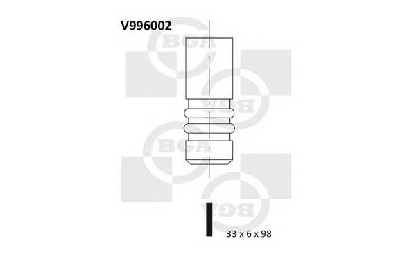 BGA V996002 Впускной клапан