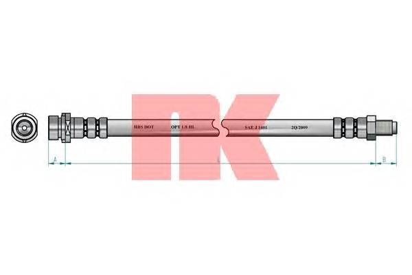 NK 8547133 Тормозной шланг