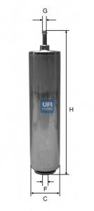 UFI 31.852.00 Топливный фильтр
