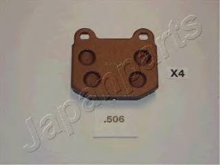 JAPANPARTS PP-506AF Комплект тормозных колодок,