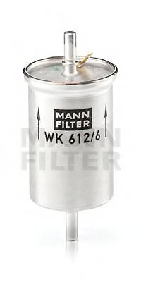 MANN-FILTER WK 612/6 Паливний фільтр