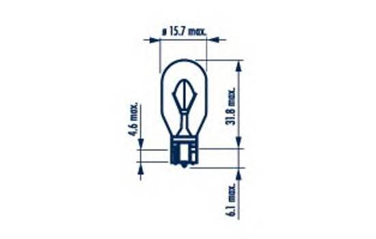 NARVA 17631 Лампа накаливания, фонарь