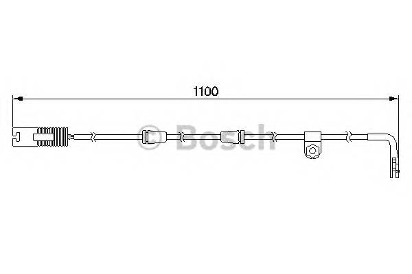 BOSCH 1 987 474 942 Сигнализатор, износ тормозных