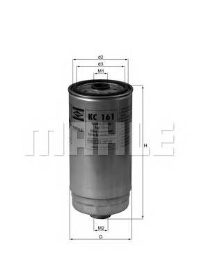 KNECHT KC 161 Топливный фильтр