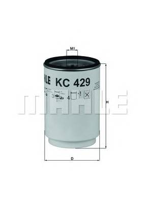 KNECHT KC 429D Топливный фильтр