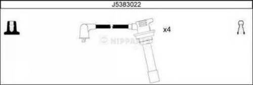 NIPPARTS J5383022 Комплект проводів запалювання