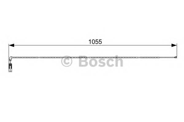 BOSCH 1 987 473 001 Сигналізатор, знос гальмівних