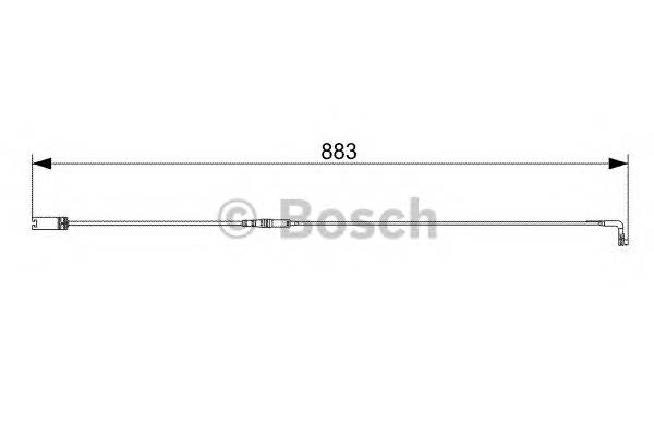 BOSCH 1 987 473 005 Сигнализатор, износ тормозных