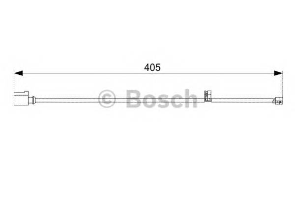 BOSCH 1 987 473 025 Сигналізатор, знос гальмівних