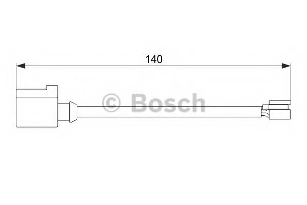 BOSCH 1 987 474 566 Сигналізатор, знос гальмівних