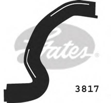GATES 3817 Шланг радиатора