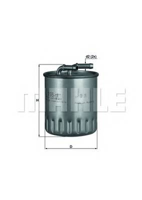 KNECHT KL 155/1 Топливный фильтр