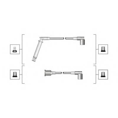 MAGNETI MARELLI 941319170045 Комплект проводів запалення