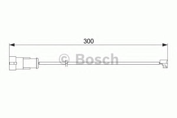 BOSCH 1 987 474 573 Сигнализатор, износ тормозных