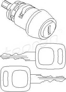 TOPRAN 107 090 Замок, замок-выключатель