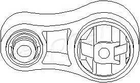 TOPRAN 207 757 Підвіска, двигун