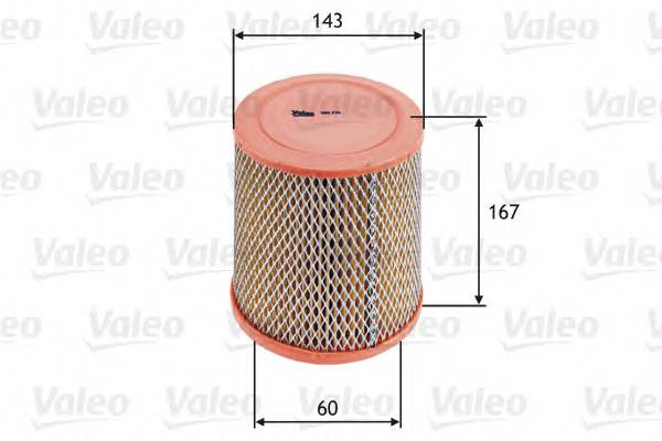 VALEO 585726 Воздушный фильтр