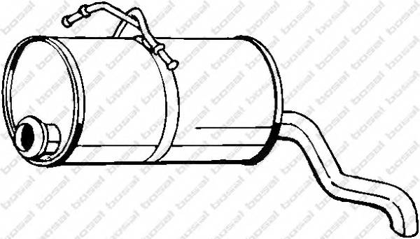 BOSAL 190-129 Глушитель выхлопных газов