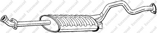 BOSAL 282-891 Середній глушник вихлопних