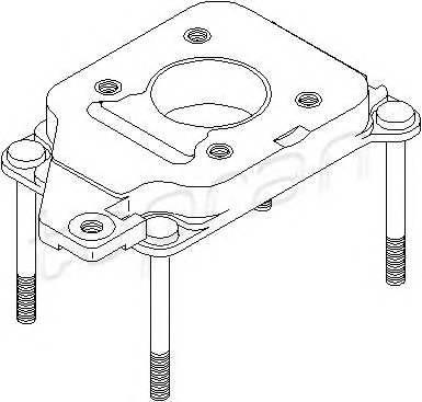 TOPRAN 100 584 Фланець, карбюратор