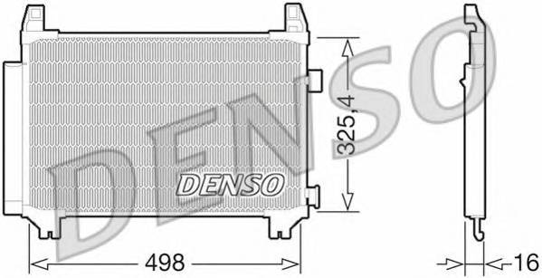 DENSO DCN50029 Конденсатор, кондиционер