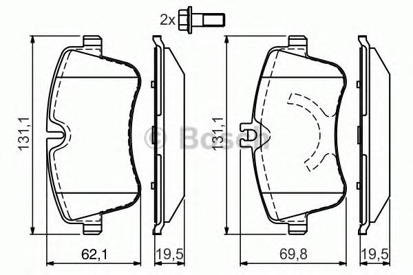 BOSCH 0 986 424 517 купити в Україні за вигідними цінами від компанії ULC