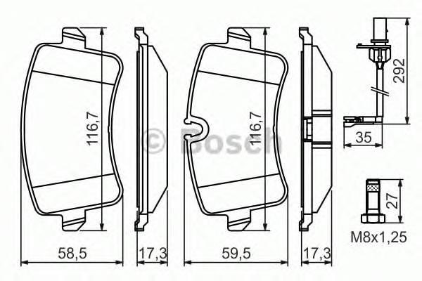 BOSCH 0 986 494 446 купити в Україні за вигідними цінами від компанії ULC